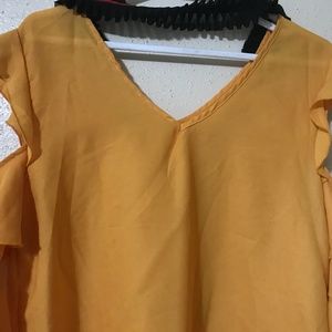 WOMEN'S YELLOW BLOUSE